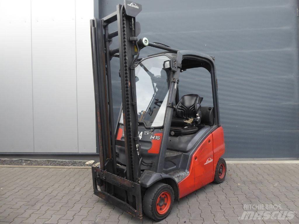 Linde H16D Diesel Stapler