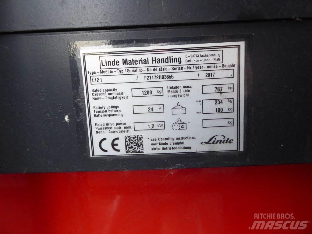 Linde L12L Deichselstapler