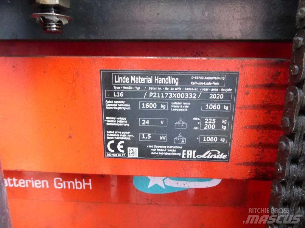 Linde L16 Deichselstapler