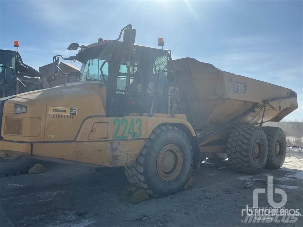 CAT 735 Dumper - Knickgelenk