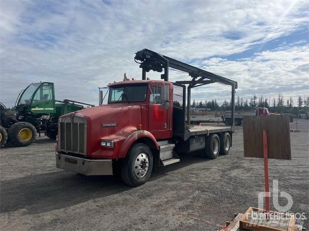 Kenworth T800 Pritschenwagen/Pritschenwagen mit Seitenklappe