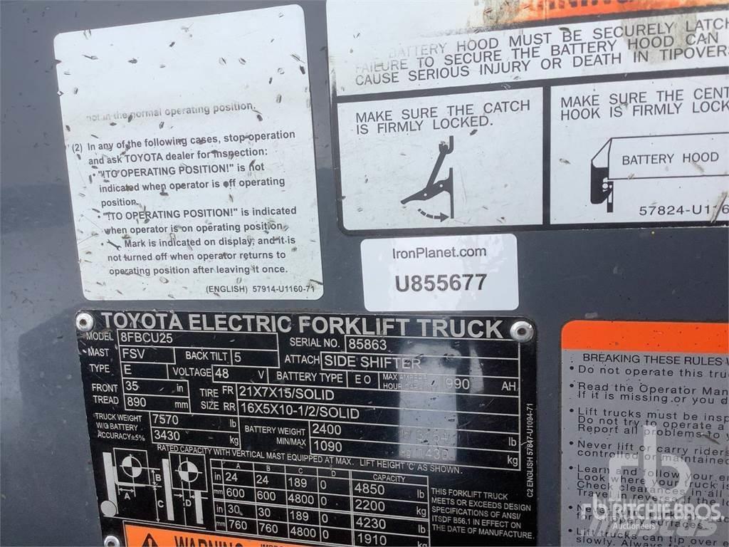 Toyota 8FBCU25 Elektro Stapler