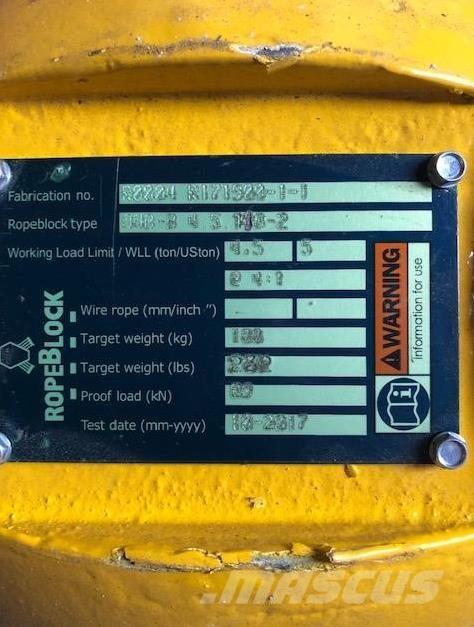  RopeBlock Kran-Teile und Zubehör