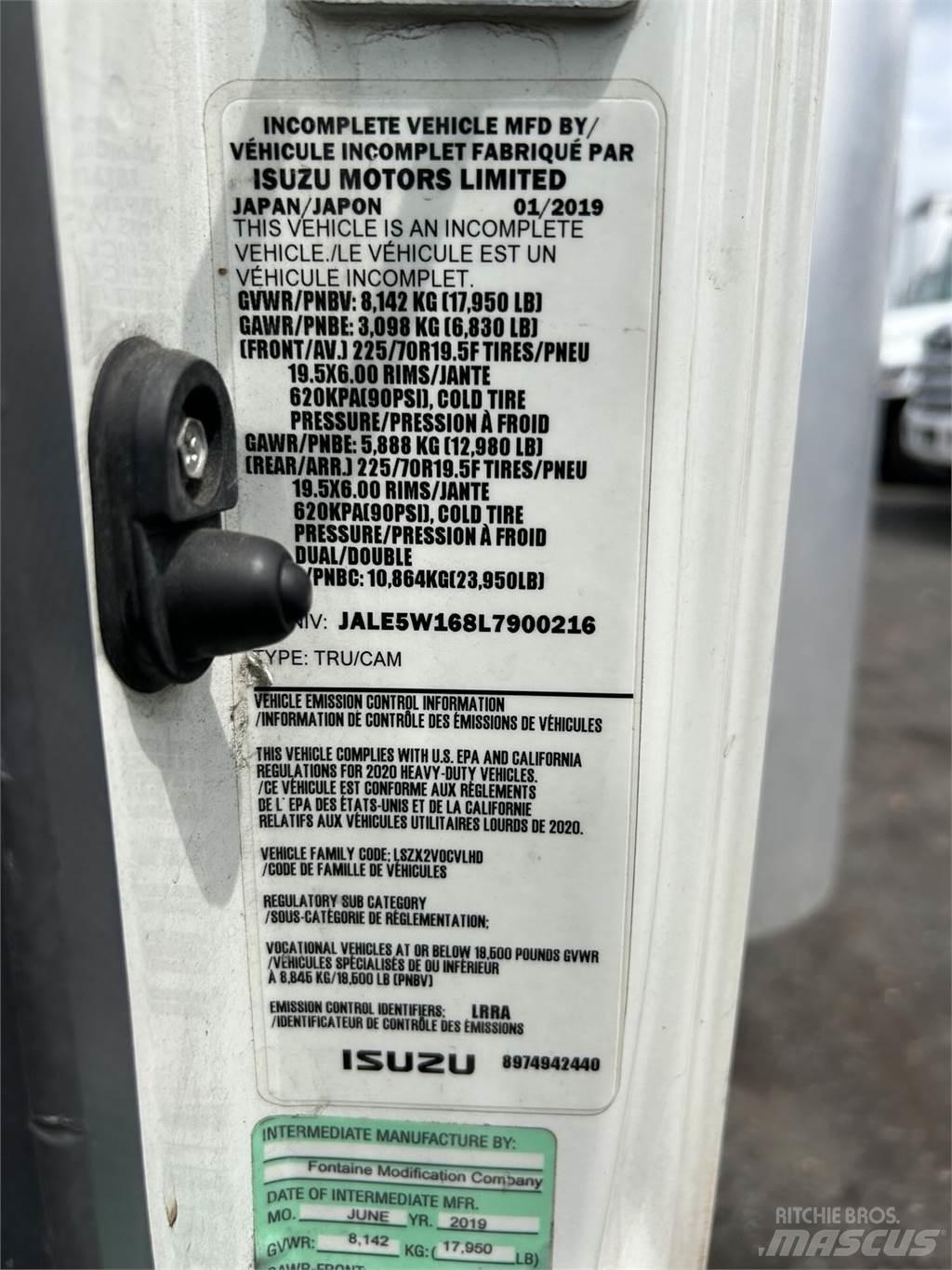 Isuzu NQR Kastenaufbau