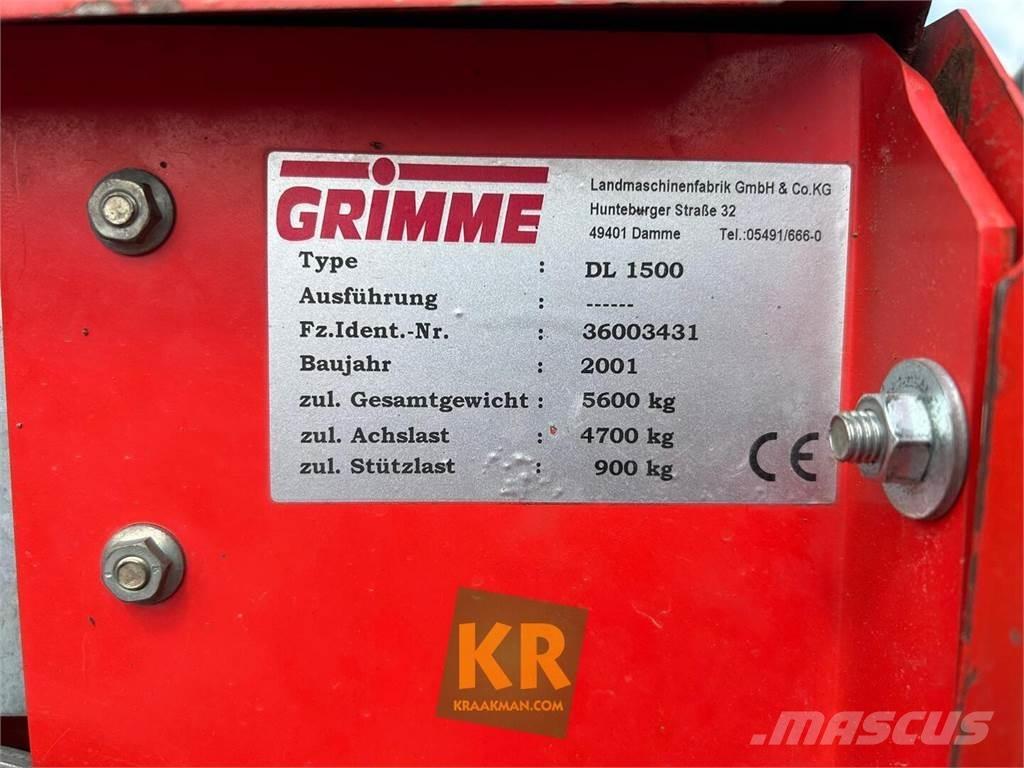 Grimme dl 1500 Kartoffelvollernter