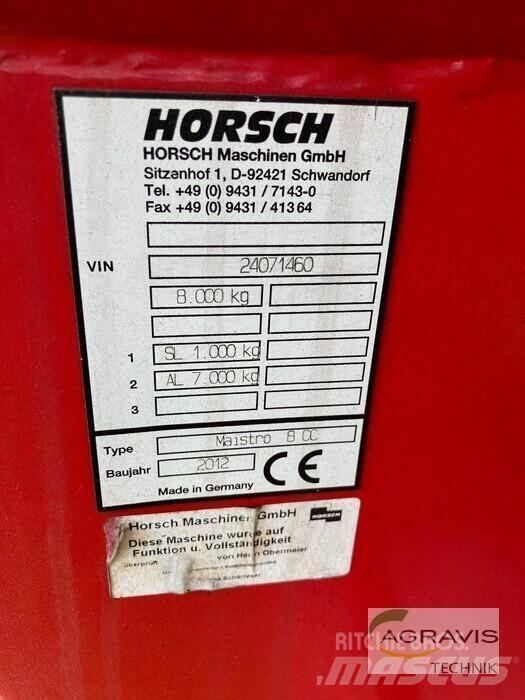 Horsch MAISTRO 8 CC Drillmaschinen