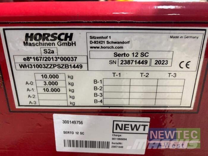 Horsch SERTO 12 SC Drillmaschinen