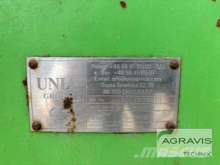Unia TYTAN 18 Mineraldüngerstreuer