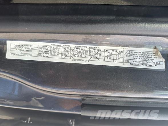 Peterbilt 567 Sattelzugmaschinen