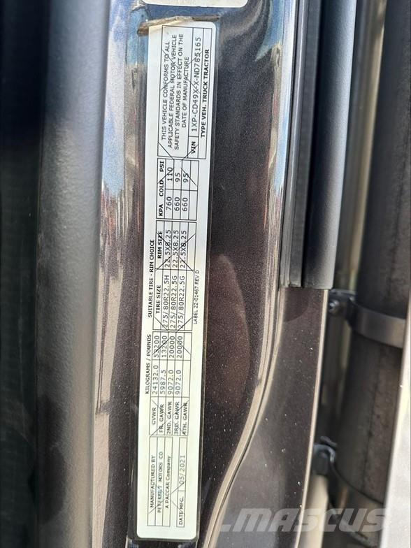 Peterbilt 567 Sattelzugmaschinen