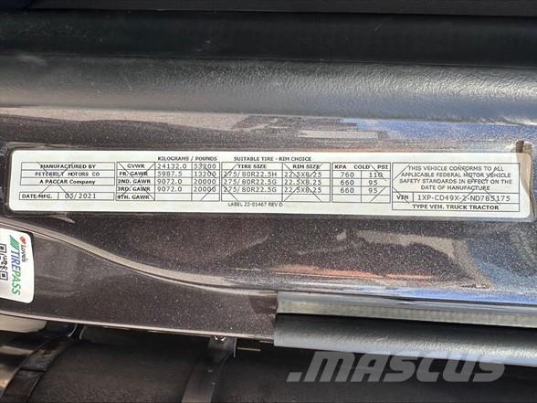 Peterbilt 567 Sattelzugmaschinen
