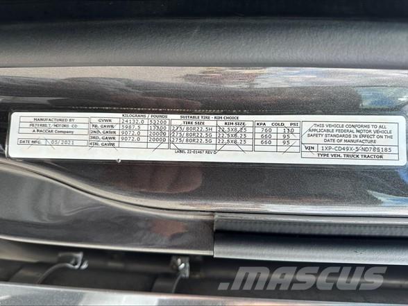 Peterbilt 567 Sattelzugmaschinen