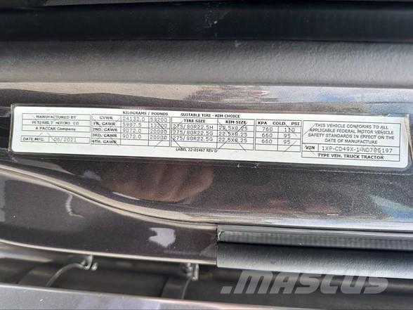 Peterbilt 567 Sattelzugmaschinen