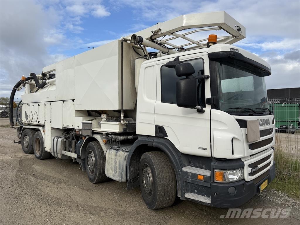 Scania P450 Euro6 Saug- und Druckwagen