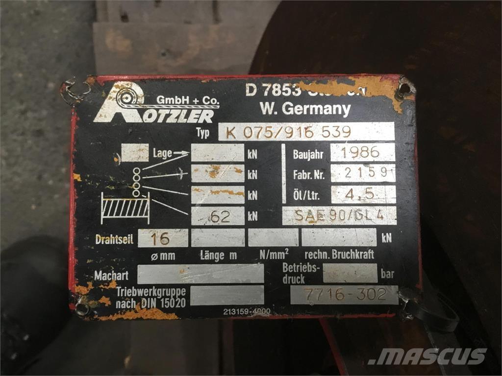 Faun RTF 30 winch Kran-Teile und Zubehör