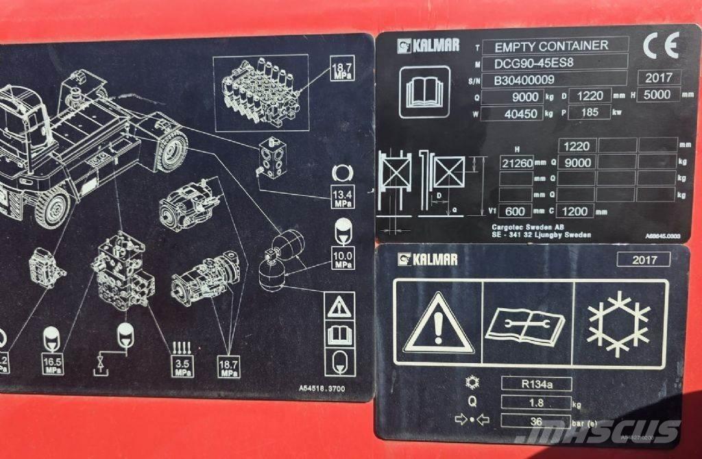 Kalmar DCG90-45ES8 Containerstapler