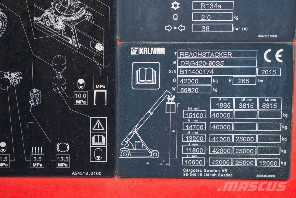 Kalmar DRG420-60S5 Reach-Stacker