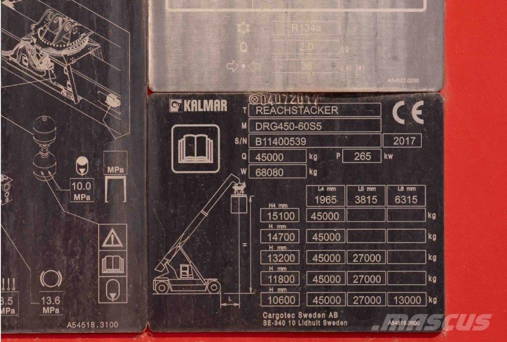 Kalmar DRG450-60S5 Reach-Stacker