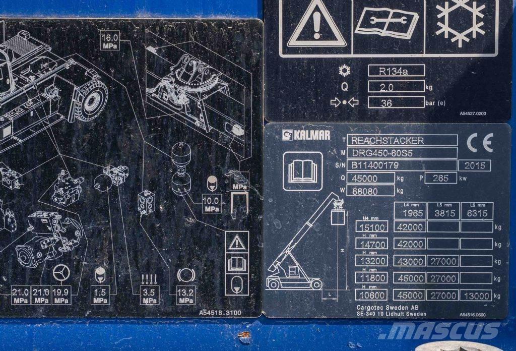 Kalmar DRG450-60S5 Reach-Stacker