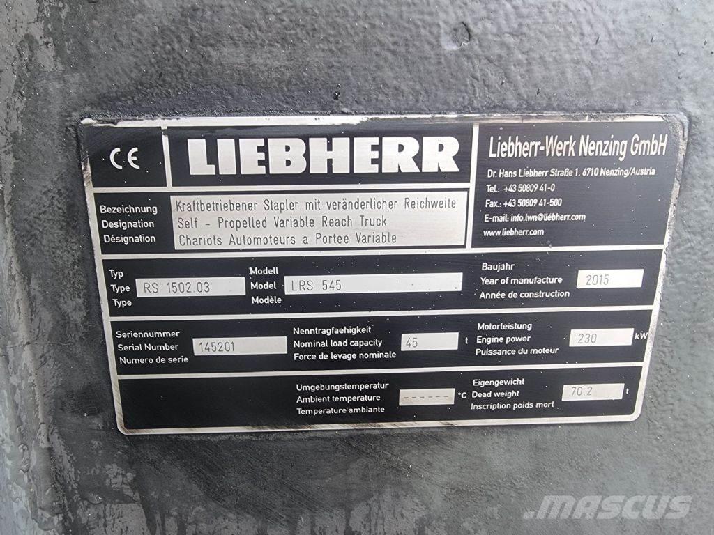 Liebherr LRS 545 Reach-Stacker