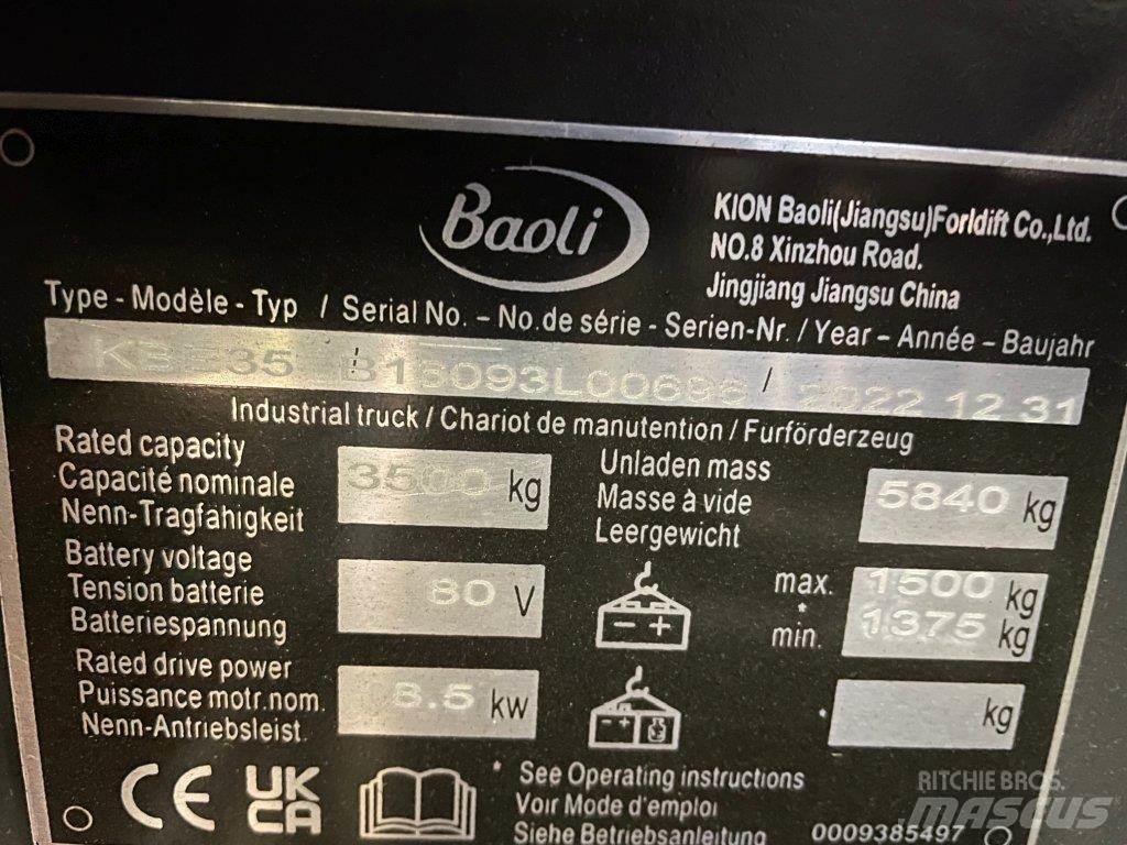 Baoli KBE35 Elektro Stapler