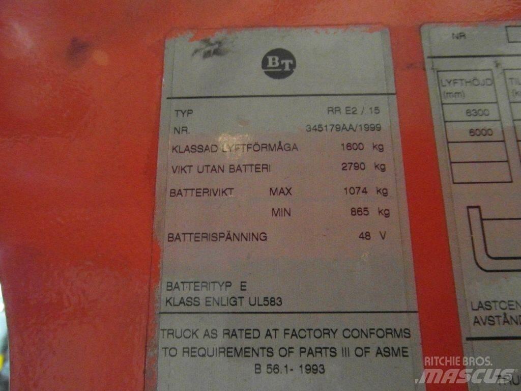 BT RRE2/15 Schubmaststapler