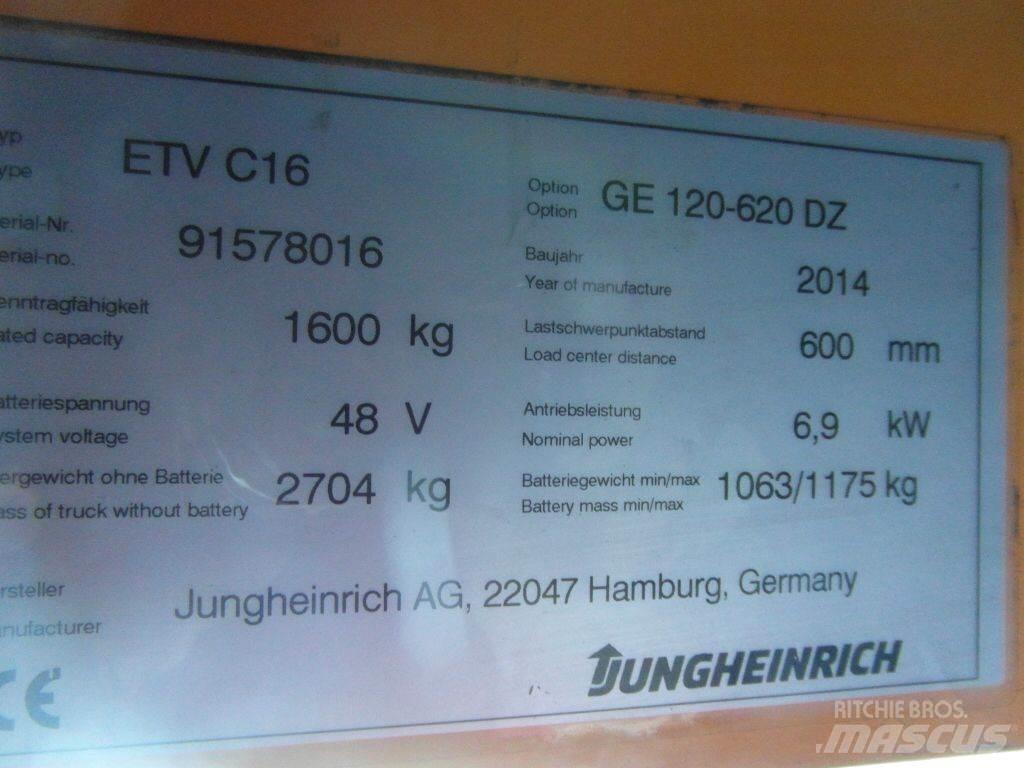 Jungheinrich ETVC16 Schubmaststapler