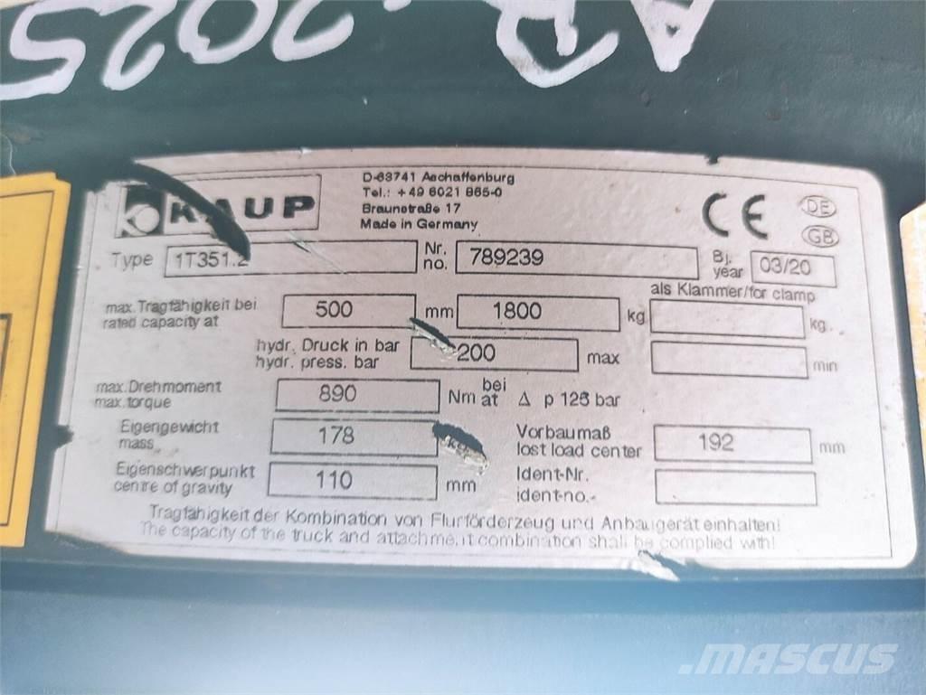 Kaup 1T351.2 Sonstige Flurförderzeuge
