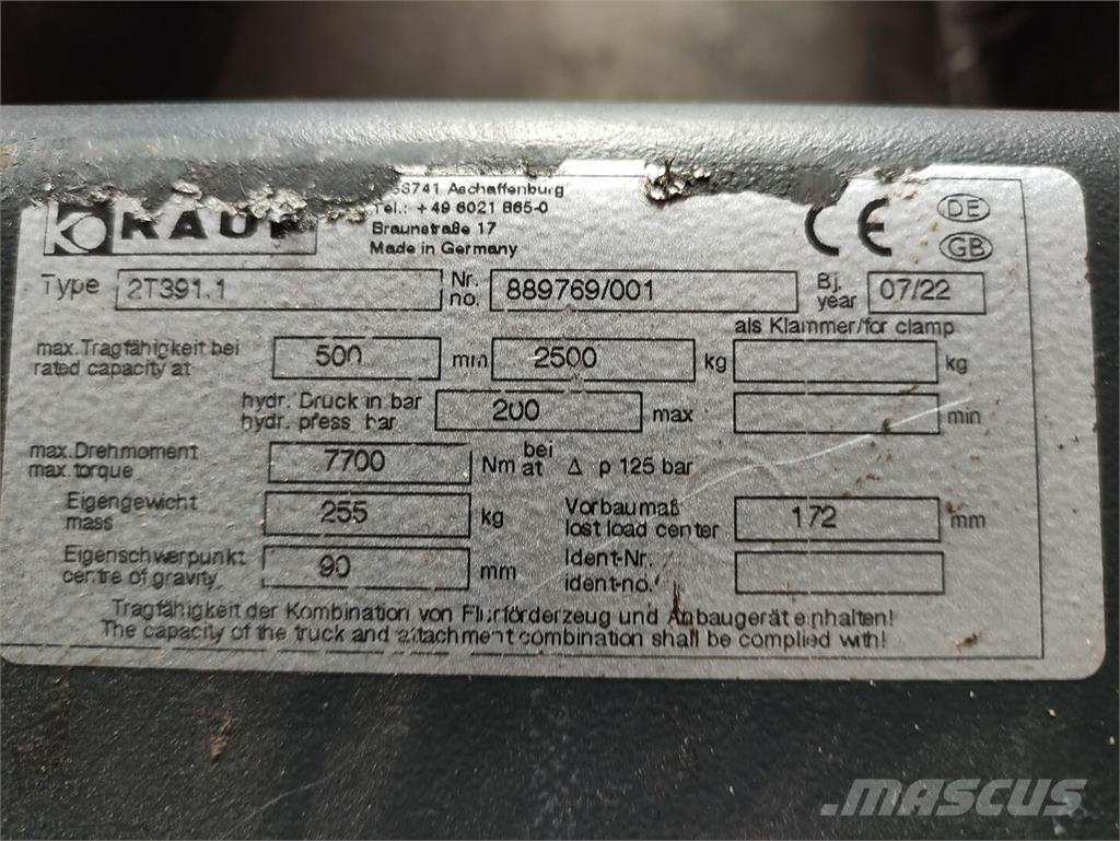 Kaup 2T391.1 Sonstige Flurförderzeuge