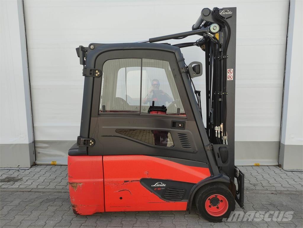 Linde E18L-02-386 Elektro Stapler