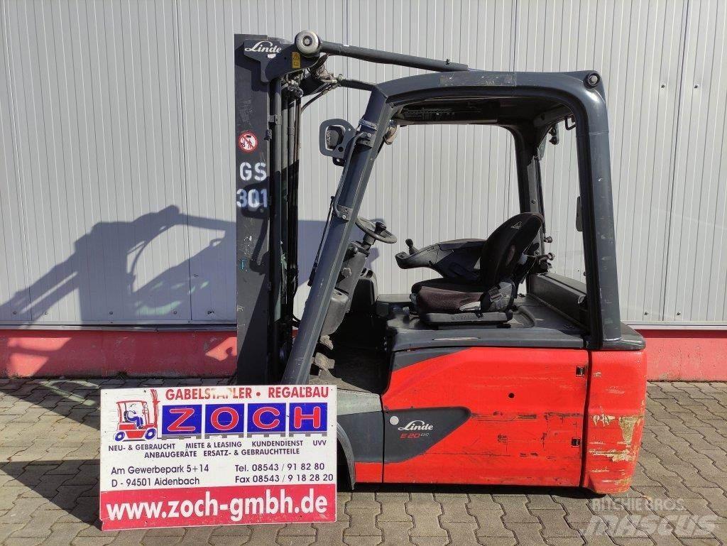 Linde E20L-02-386 Elektro Stapler