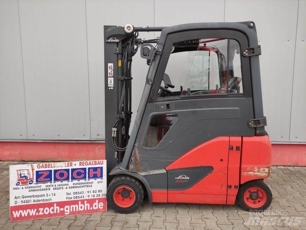 Linde E20PH-02-386 EVO Elektro Stapler