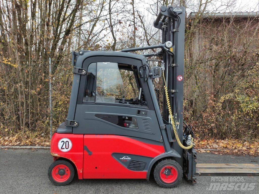 Linde E20PL-02-386 EVO Elektro Stapler