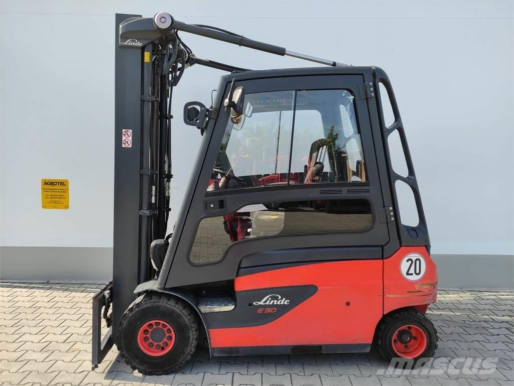 Linde E30L/387 Elektro Stapler