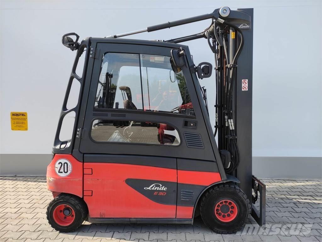 Linde E30L/387 Elektro Stapler