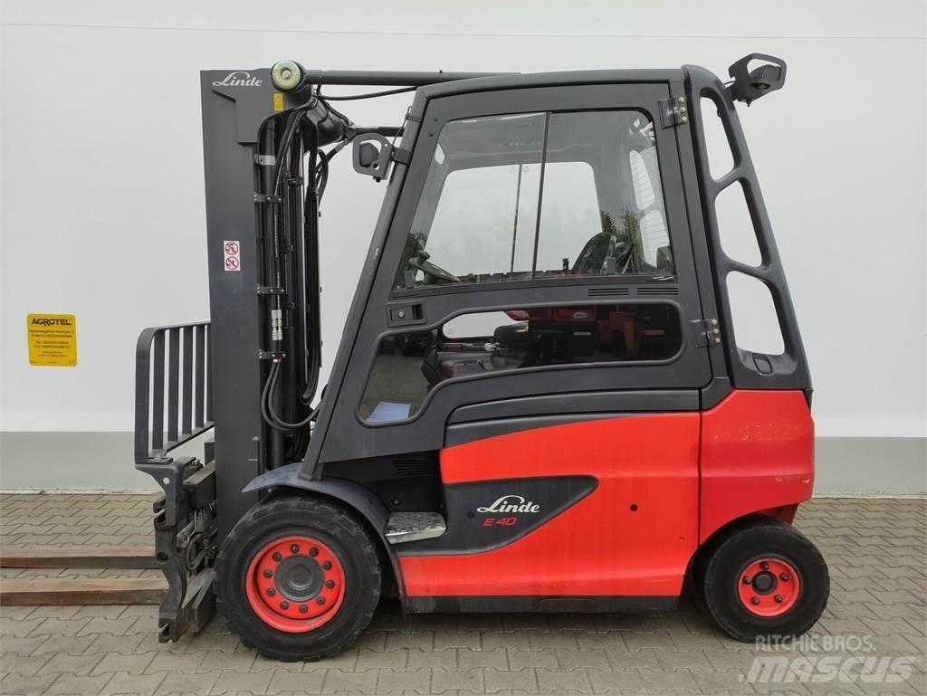 Linde E40H-01/600-388 Elektro Stapler