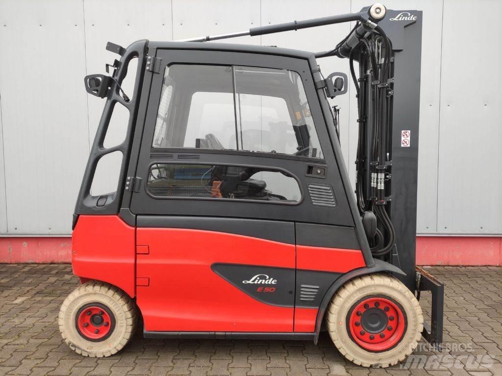 Linde E50HL-01-388 Elektro Stapler