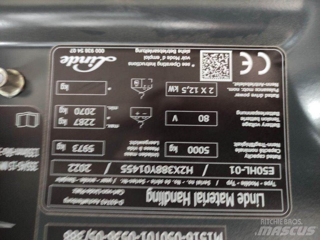 Linde E50HL-01-388 Elektro Stapler
