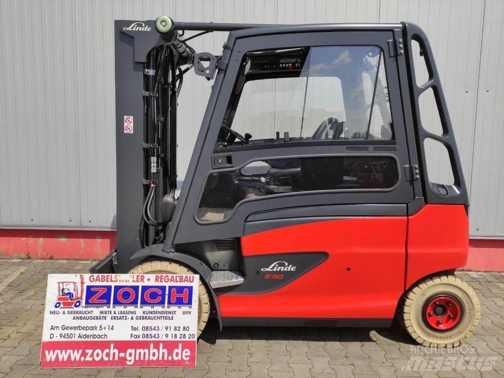 Linde E50HL-01-388 Elektro Stapler