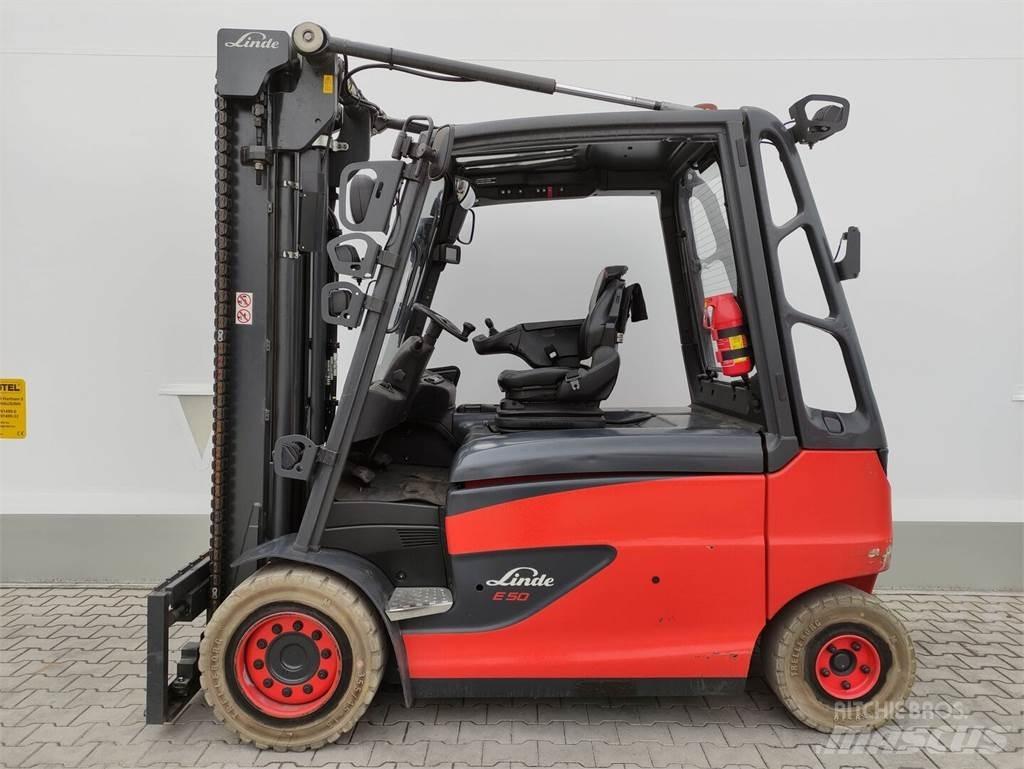 Linde E50HL-01-388 Elektro Stapler