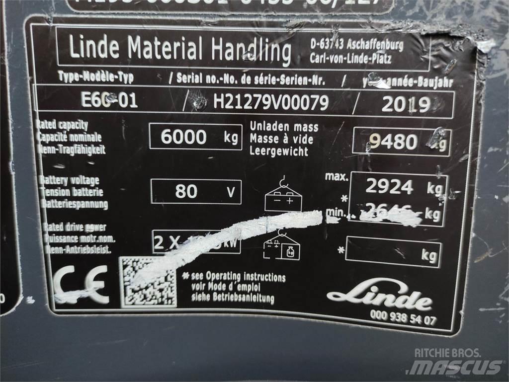 Linde E60-01-1279 Elektro Stapler
