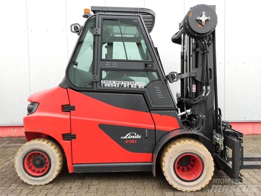 Linde E80-01-127 Elektro Stapler