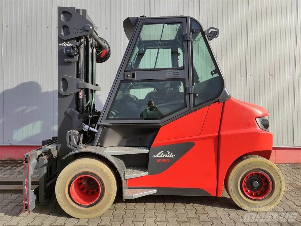 Linde E80-01-127 Elektro Stapler