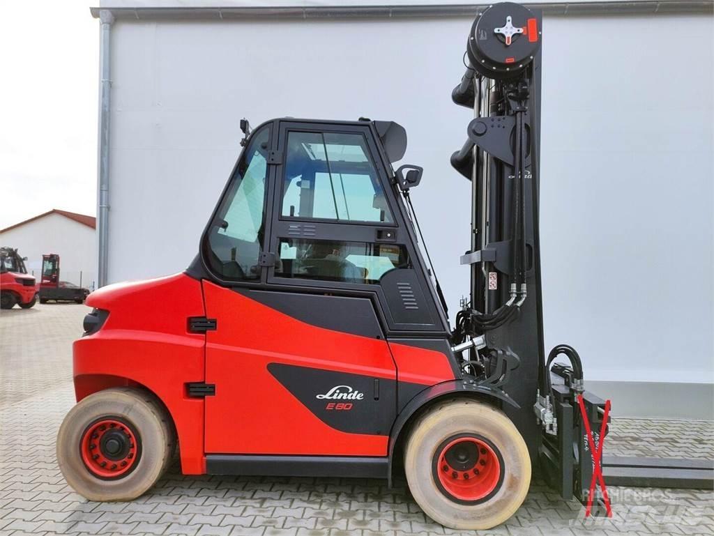 Linde E80-01/900 Elektro Stapler