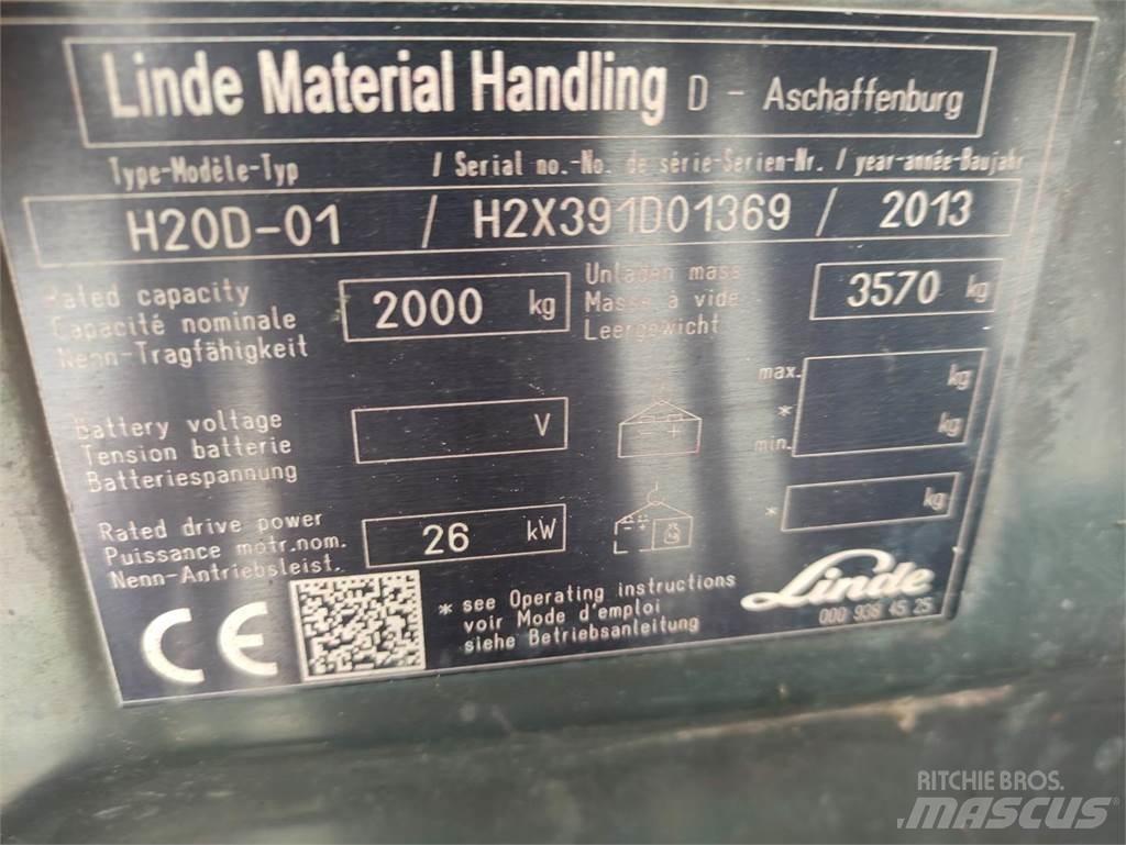 Linde H20D-01-391 Diesel Stapler