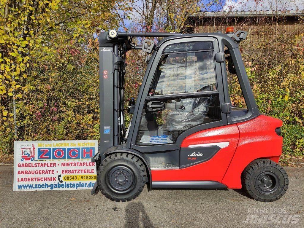 Linde H35D-01-120 Diesel Stapler