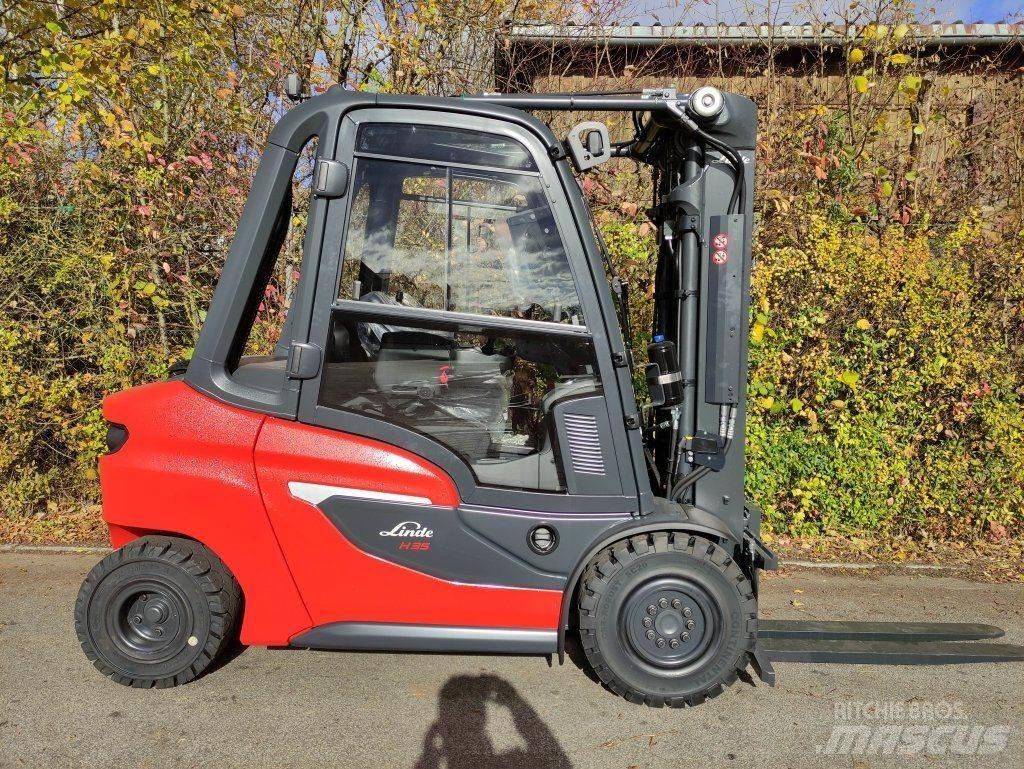 Linde H35D-01-120 Diesel Stapler