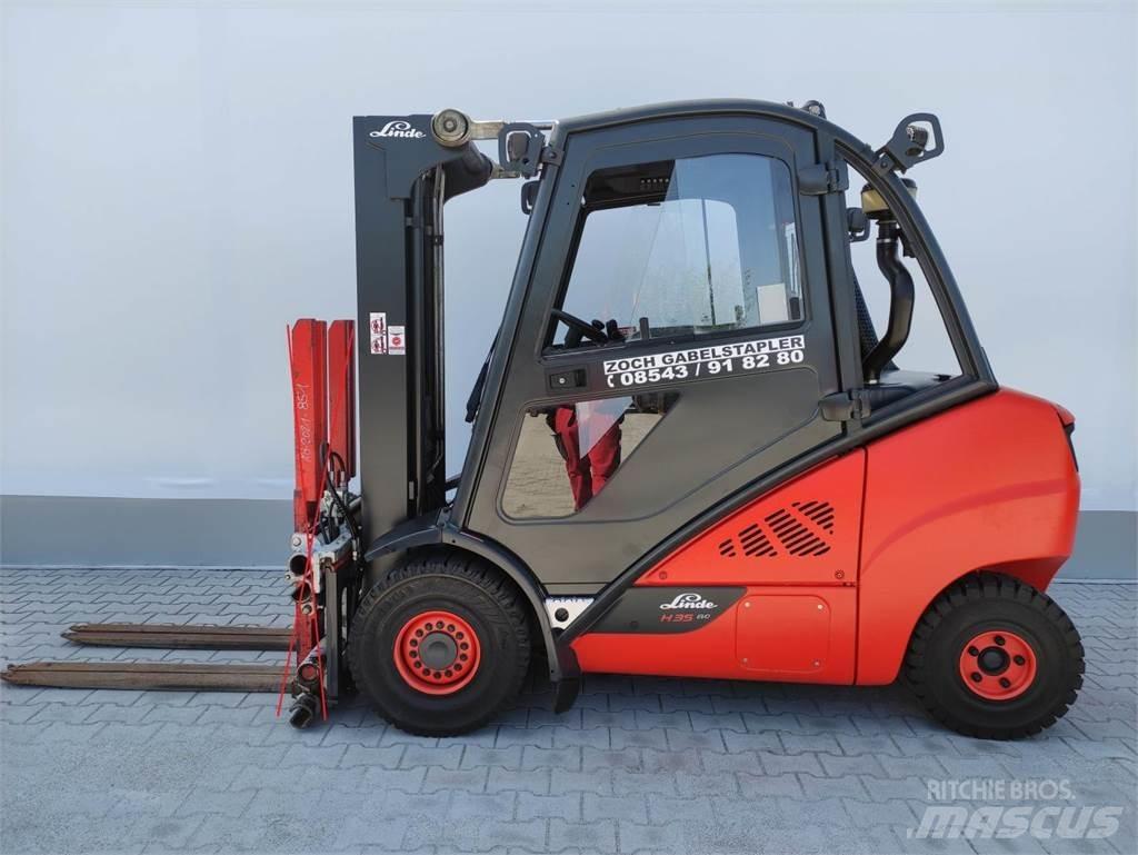 Linde H35D-02-393 EVO Diesel Stapler
