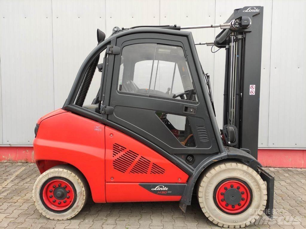 Linde H50D-02-394 Diesel Stapler