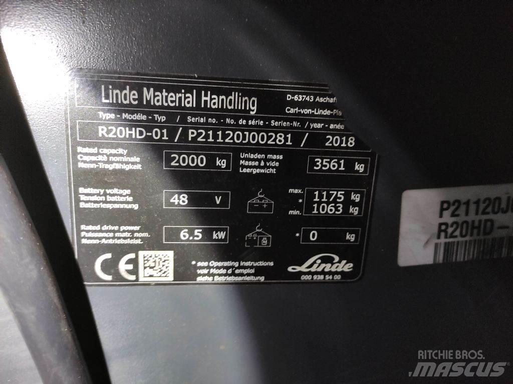 Linde R20HD-01-1120 Schubmaststapler